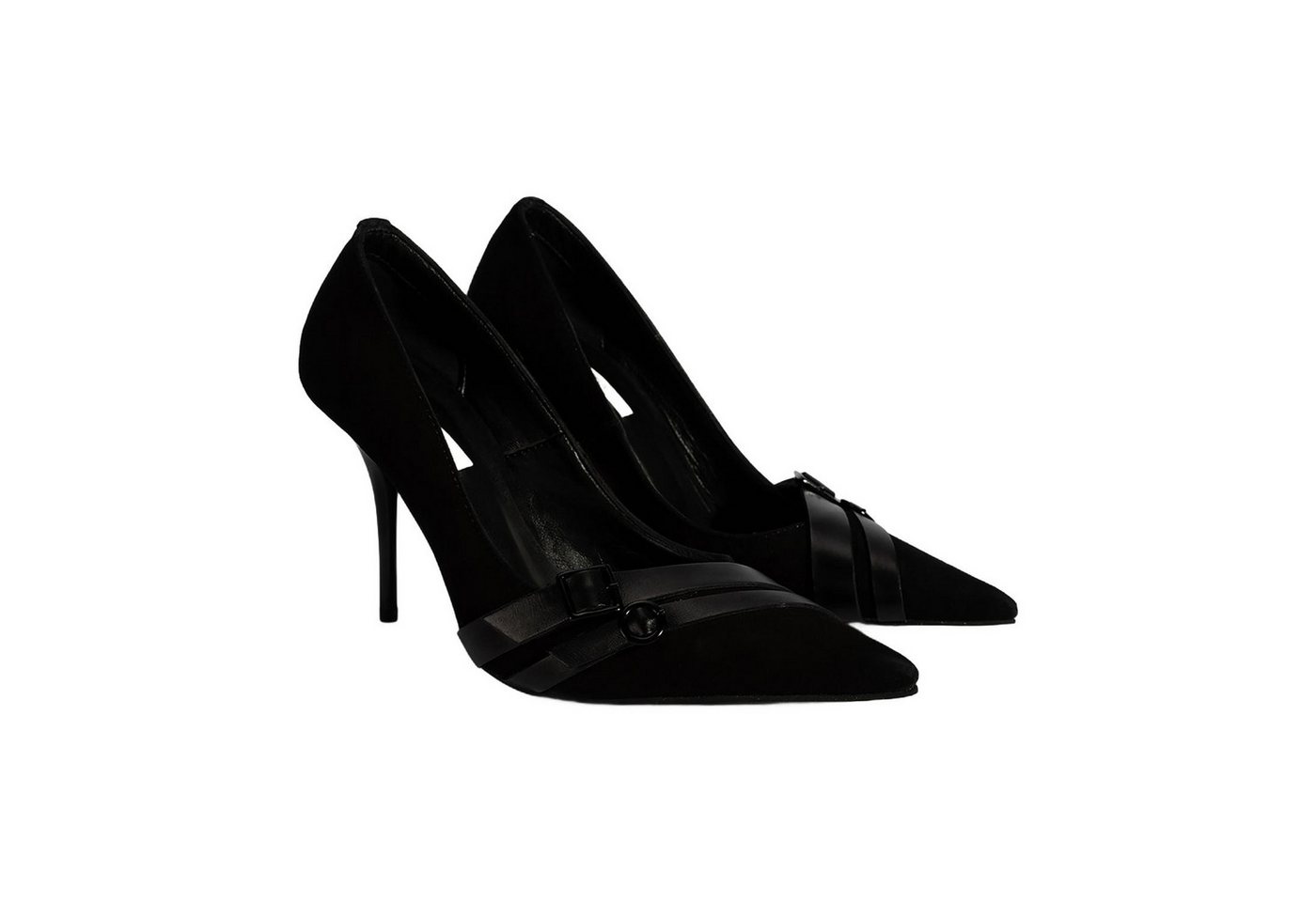 Desa DESA Damen-Slipper für Herbst/Winter, spitze Zehenpartie, Wildleder-St Loafer von Desa