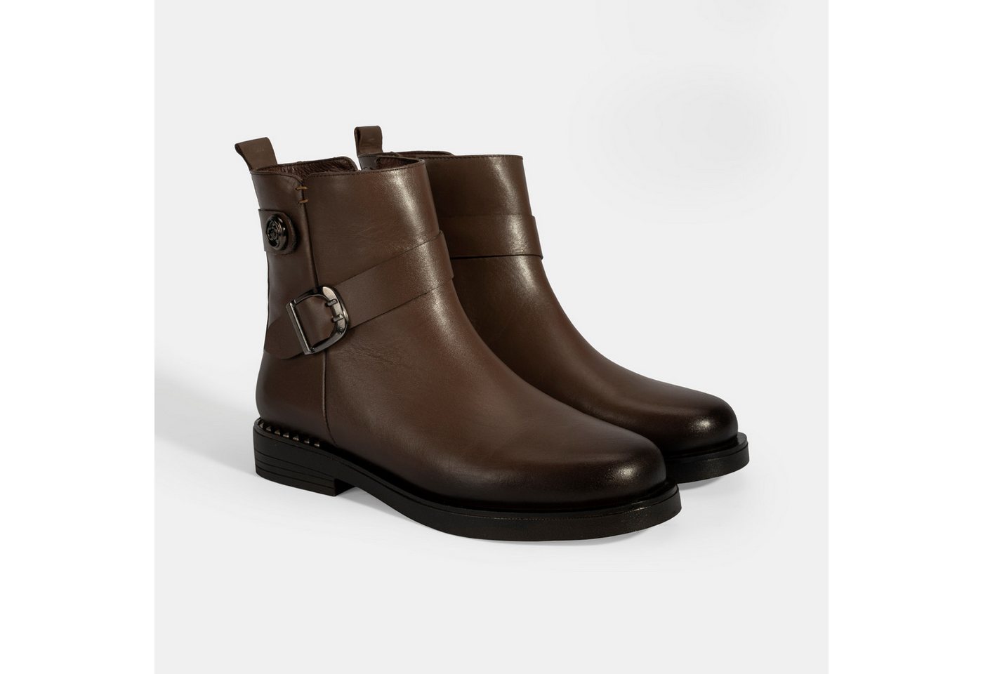 Desa DESA Damen-Stiefeletten mit flachem Absatz, knöchelhoch, für die Regen Stiefel von Desa