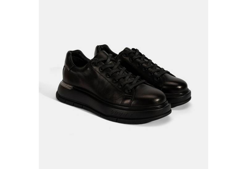 Desa Herren-Schnürschuhe aus Leder – Normale Passform, flacher Absatz, atm Loafer von Desa