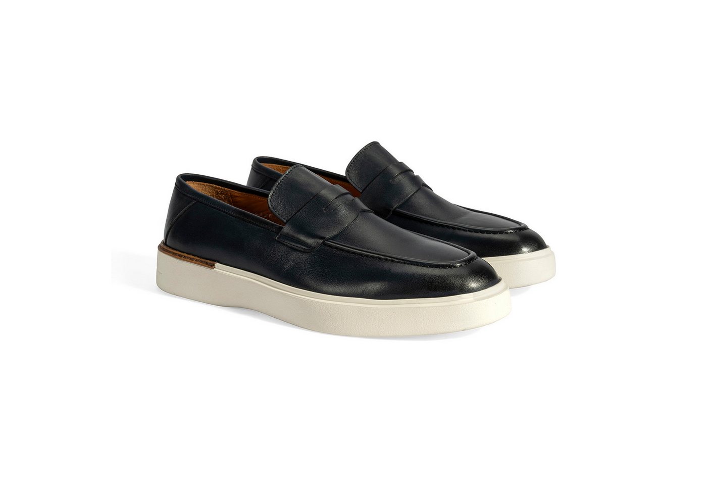 Desa DESA Herren-Leder-Slip-Ons – Premium-Komfort und eleganter Stil für le Loafer von Desa