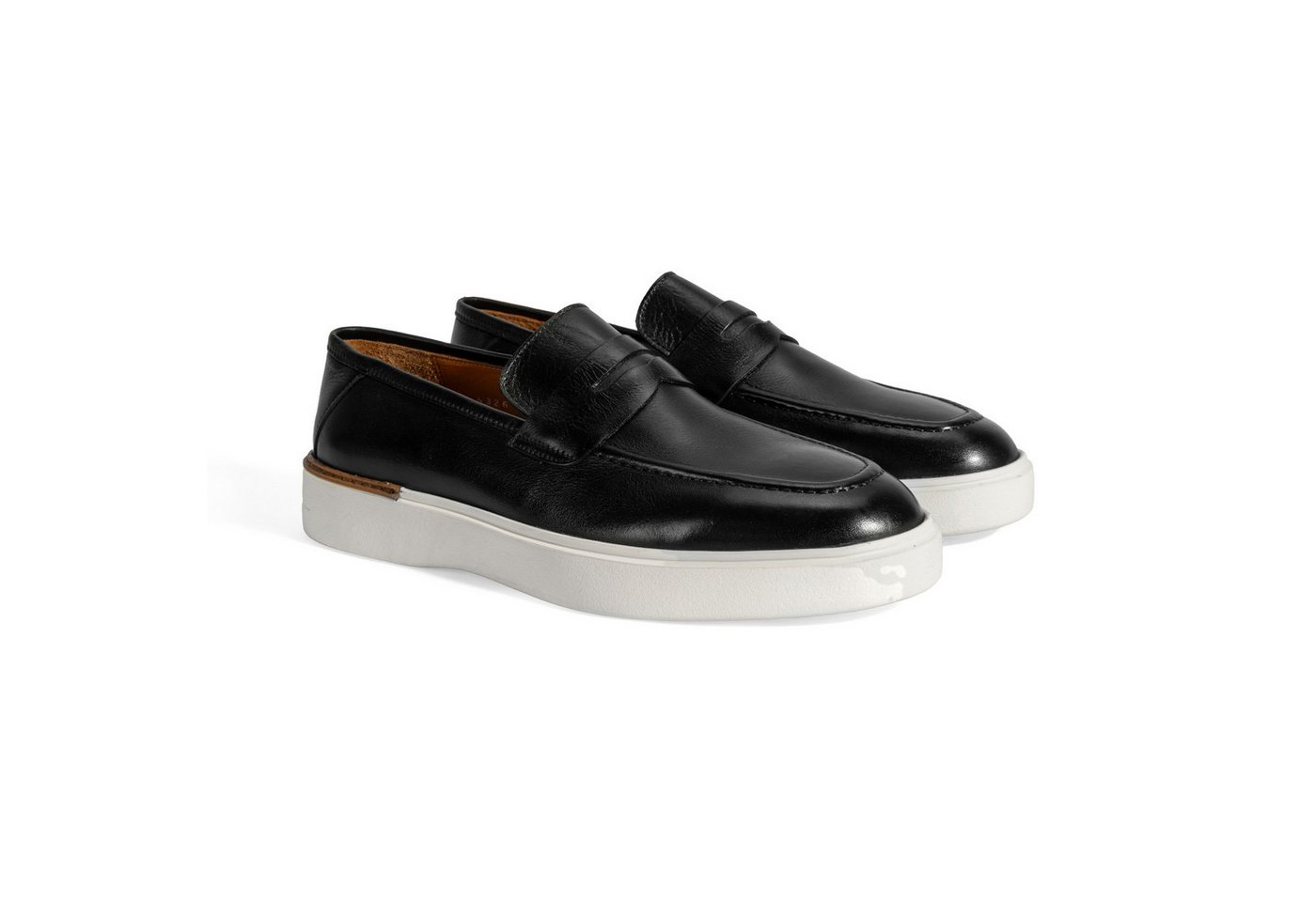 Desa DESA Herren-Leder-Slip-Ons – Premium-Komfort und eleganter Stil für le Loafer von Desa