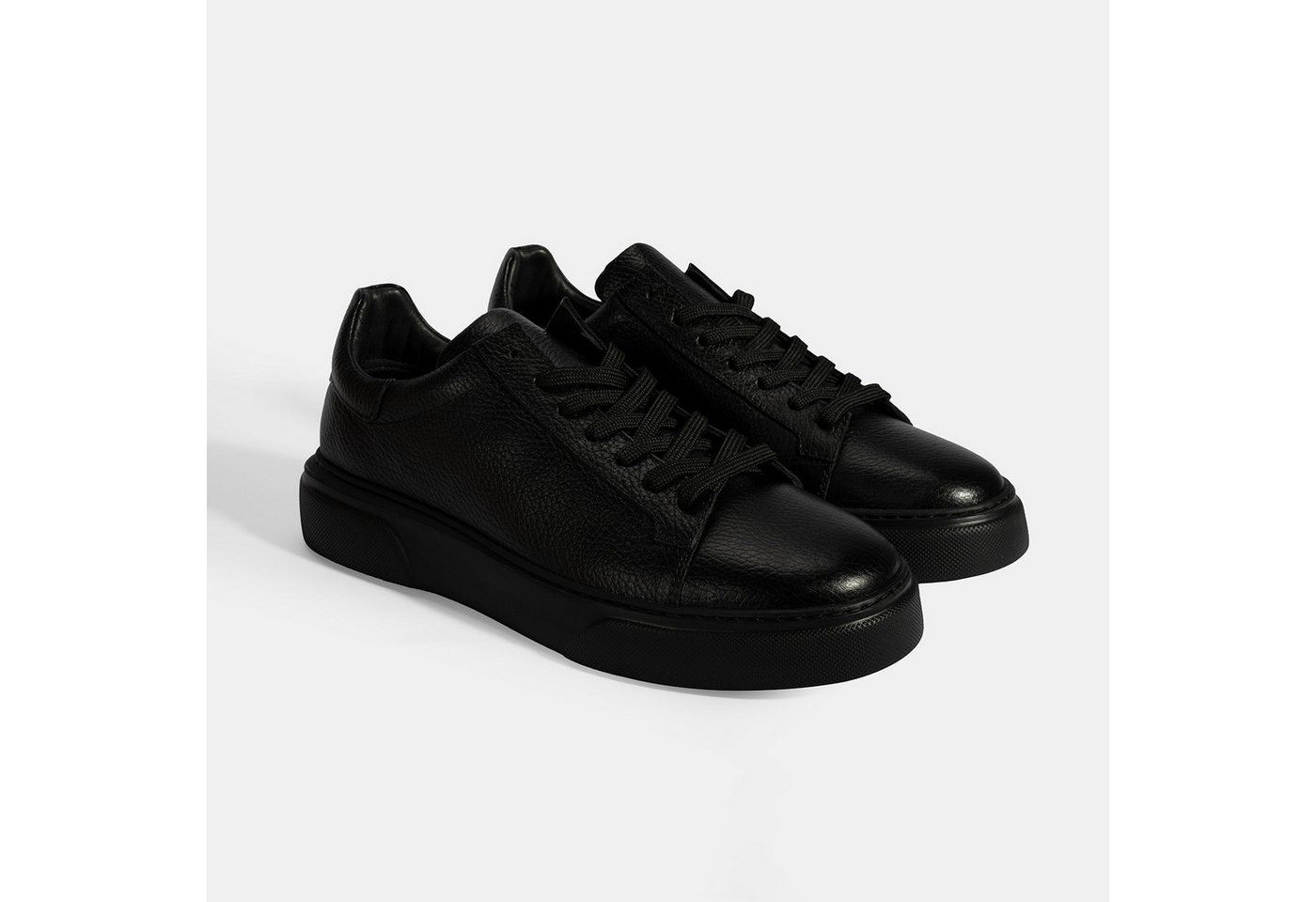 Desa Herren-Slipper – Lederfutter, Schnürung, flacher Absatz, atmungsaktiv Loafer von Desa