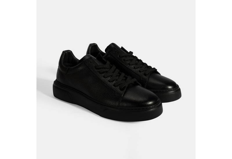 Desa Herren-Slipper – Lederfutter, Schnürung, flacher Absatz, atmungsaktiv Loafer von Desa