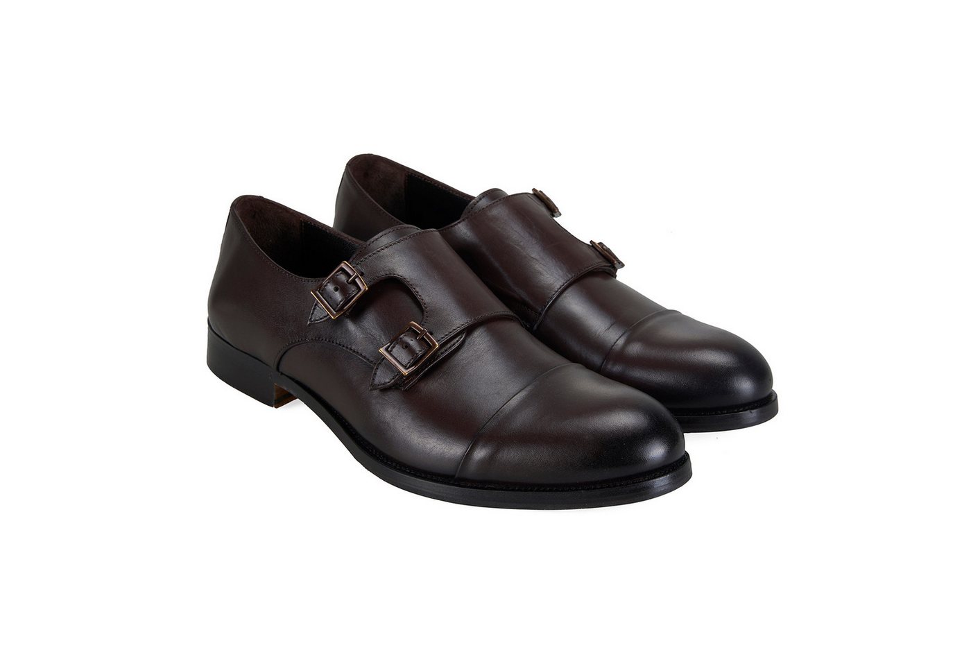 Desa Herren-Slipper – Leder, flacher Absatz, atmungsaktiv Loafer von Desa