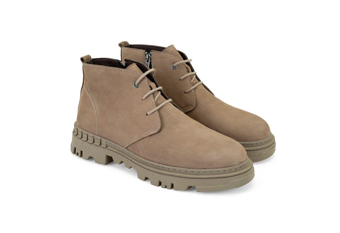 Desa DESA Herren-Slipper, atmungsaktiv, wintertauglich, Obermaterial aus Te Stiefel von Desa