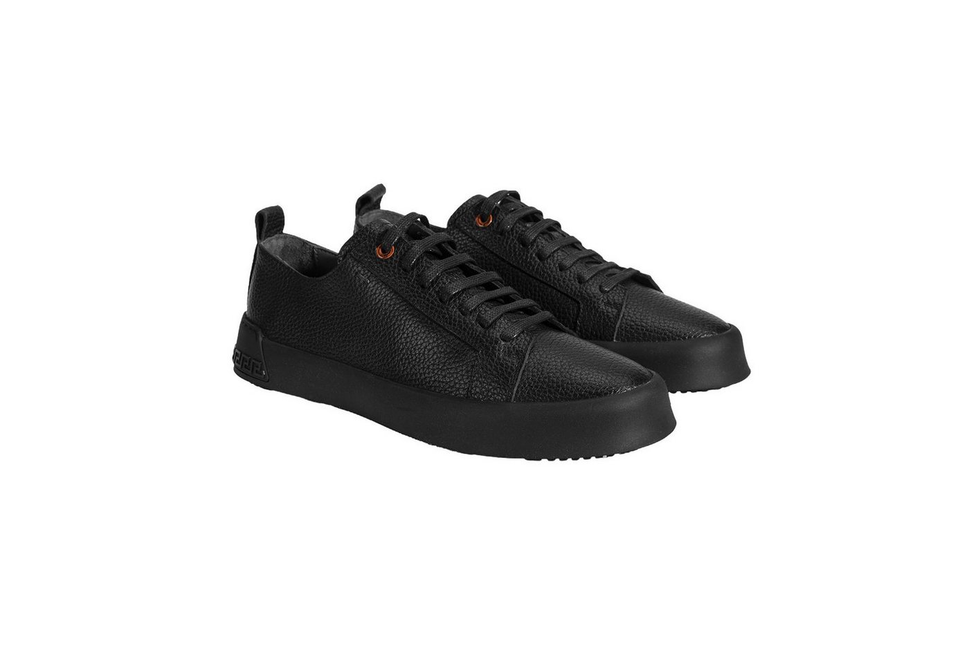 Desa DESA Herren-Sneaker – Atmungsaktive Leder-Sneaker mit 3 cm flachem Abs Sneaker von Desa