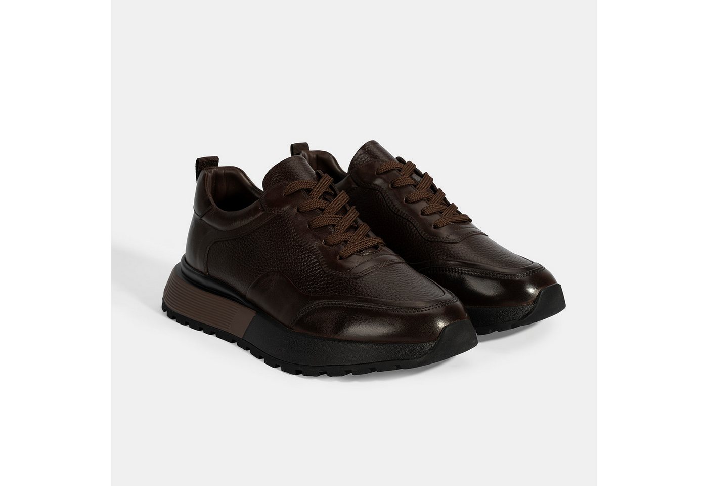 Desa DESA Herren-Sneaker aus Leder – Atmungsaktive Herbst-/Winter-Sneaker m Sneaker von Desa