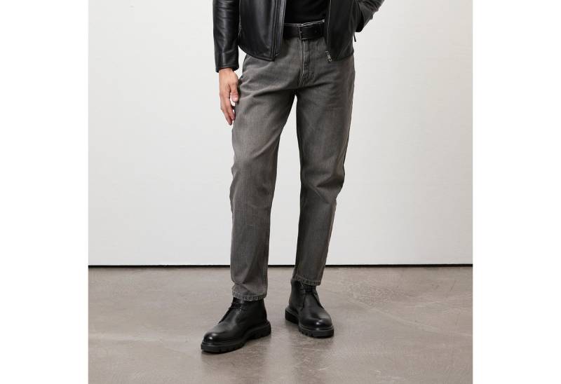 Desa Herren-Lederstiefel – 5 cm Absatz, zum Hineinschlüpfen, atmungsaktiv Stiefel von Desa