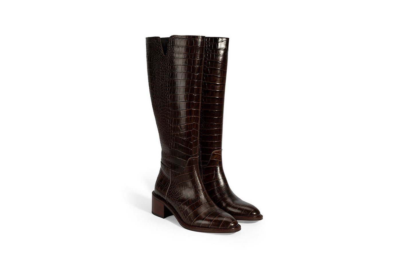 Desa DESA Overknee-Lederstiefel für Damen – Elegantes & bequemes Echtleder- Stiefel von Desa