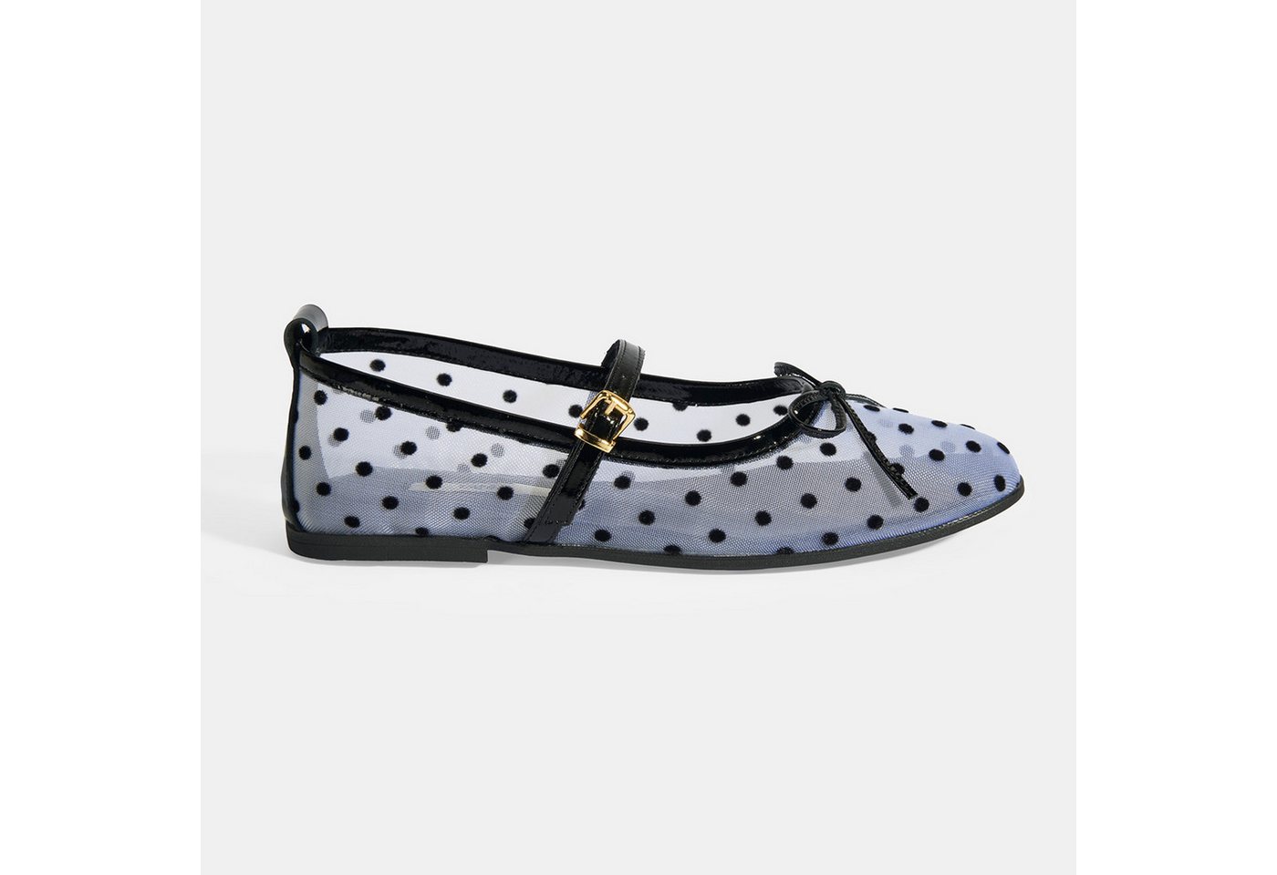 Desa Damen-Ballerinas – Obermaterial und Futter aus Textil, Schnallenversc Ballerina von Desa