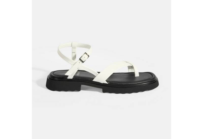 Desa Damen-Sandalen – Obermaterial und Futter aus Leder, flacher Absatz, S Slipper von Desa