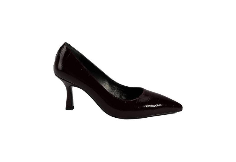 Desa Damen-Slipper – Obermaterial aus Leder, mittelhoher Stilettoabsatz, s Loafer von Desa