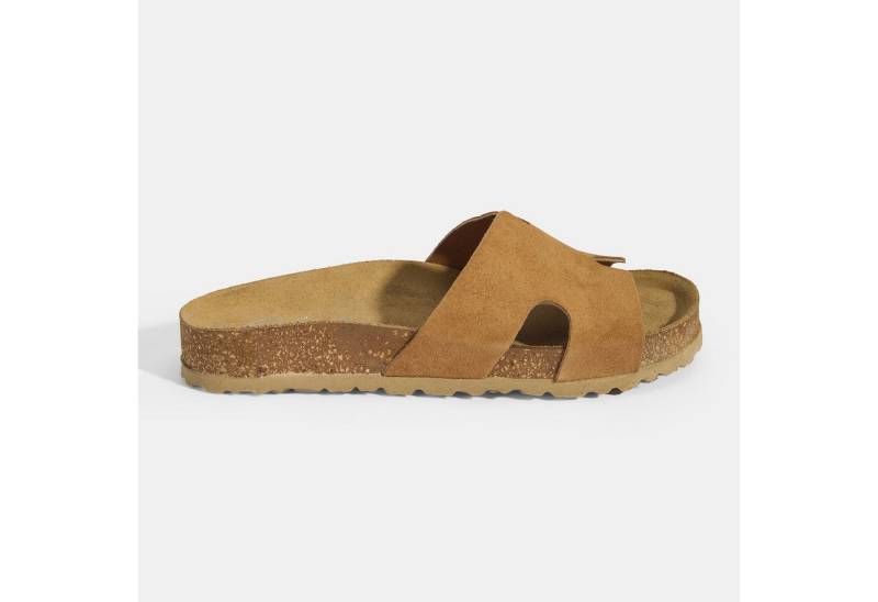 Desa Damen-Slipper – Obermaterial aus Wildleder, Lederfutter, flacher Absa Slipper von Desa