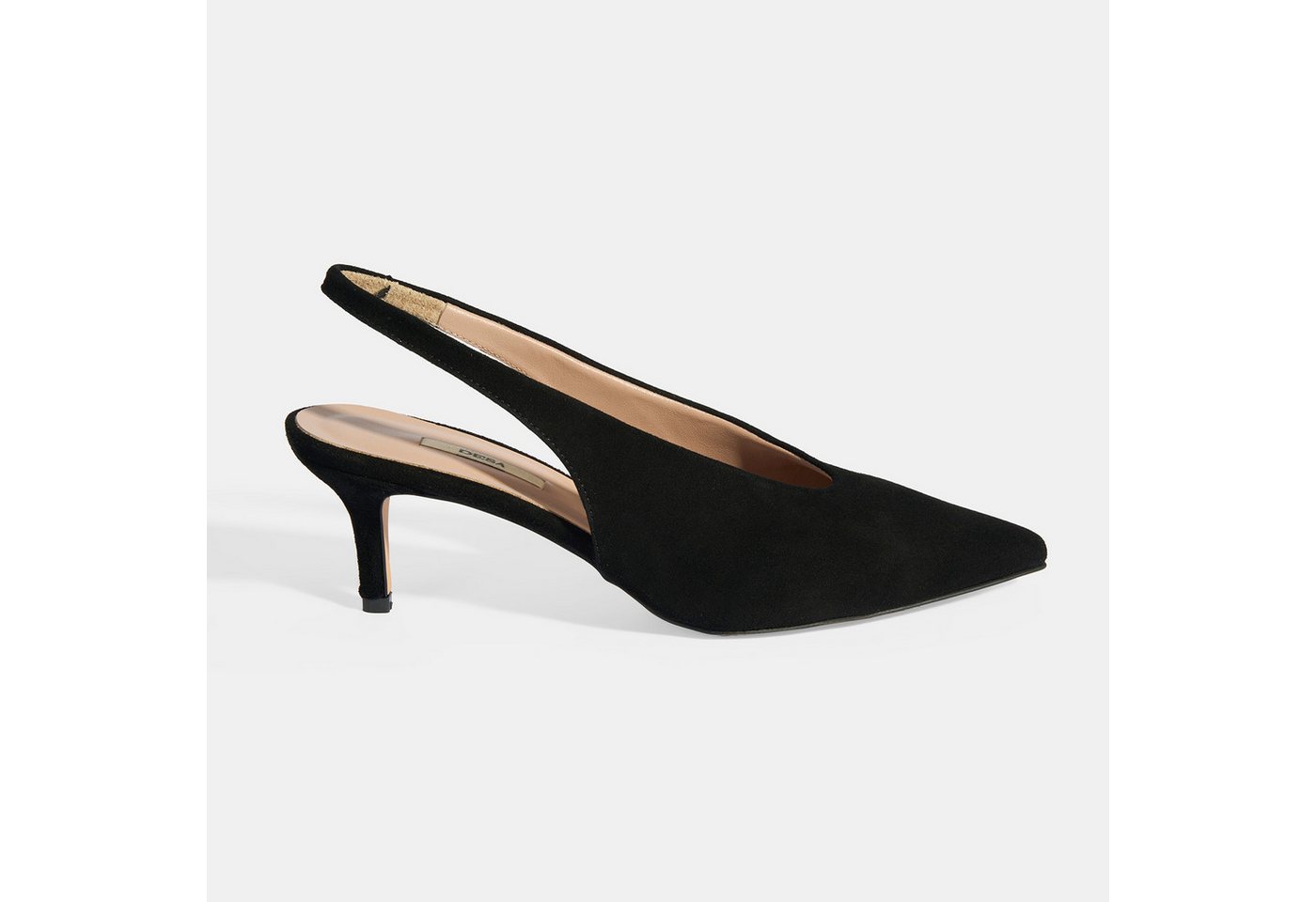 Desa Damen-Slipper – Obermaterial und Futter aus Leder, Stilettoabsatz, el Loafer von Desa