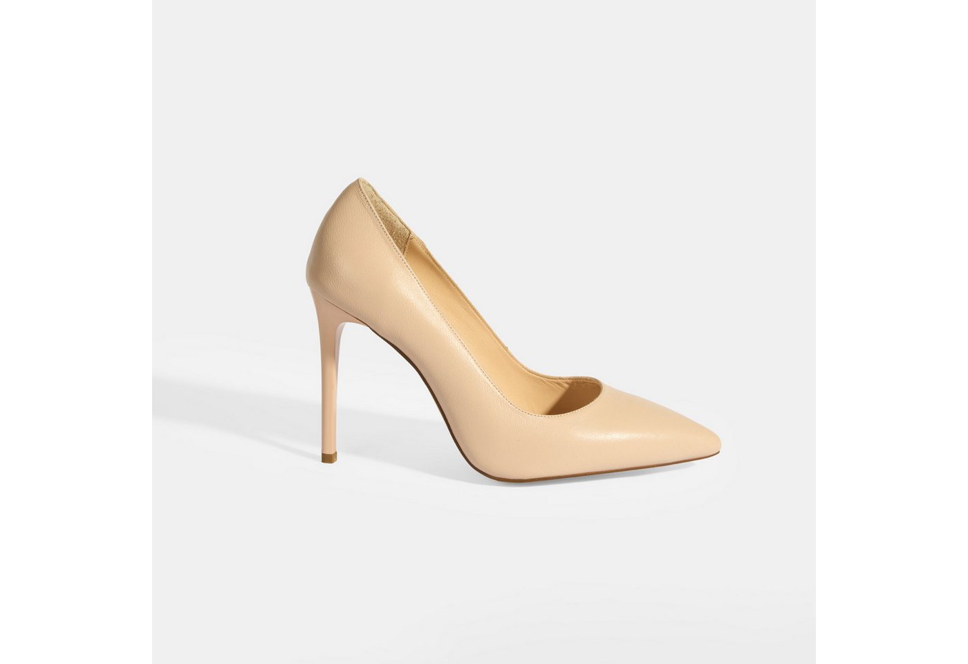 Desa Damen-Slipper – Obermaterial und Futter aus Leder, Stilettoabsatz, oh Loafer von Desa