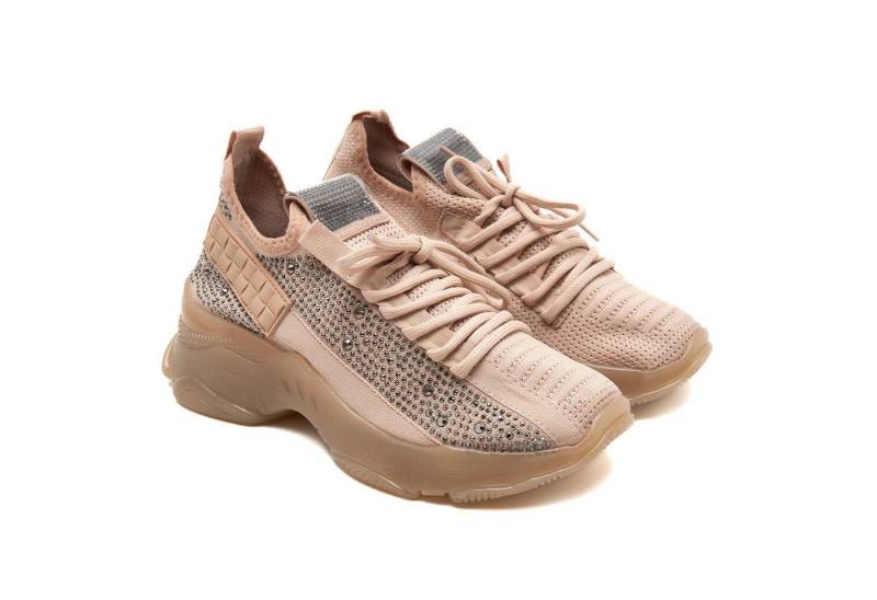 Desa Damen-Sneaker aus Textil – Kunststoffsohle, atmungsaktiv, flacher Abs Sneaker von Desa