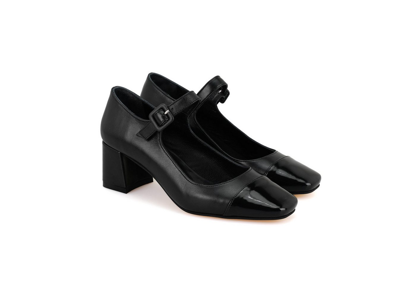 Desa Damen-Wedges – Obermaterial aus Leder und Lackleder, Futter aus Kunst Pumps von Desa