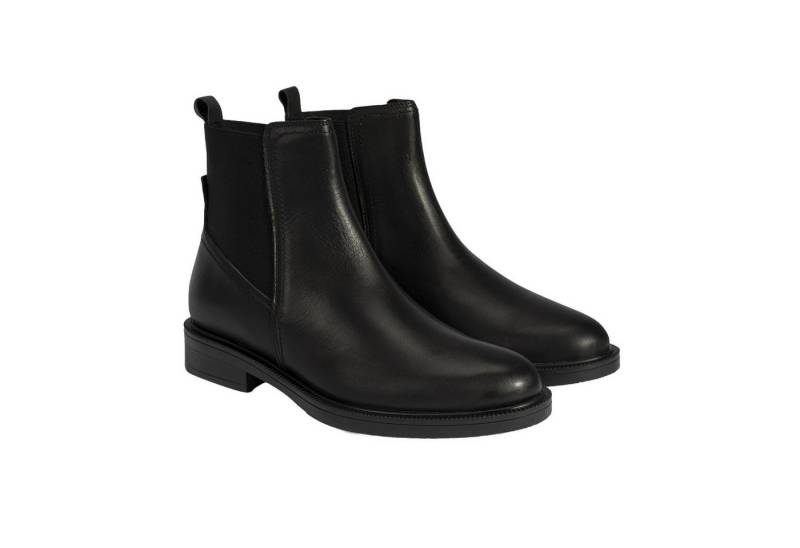 Desa Damen-Ankle-Boots – Echtleder, Animal-Print-Details, elastische Schnü Stiefel von Desa