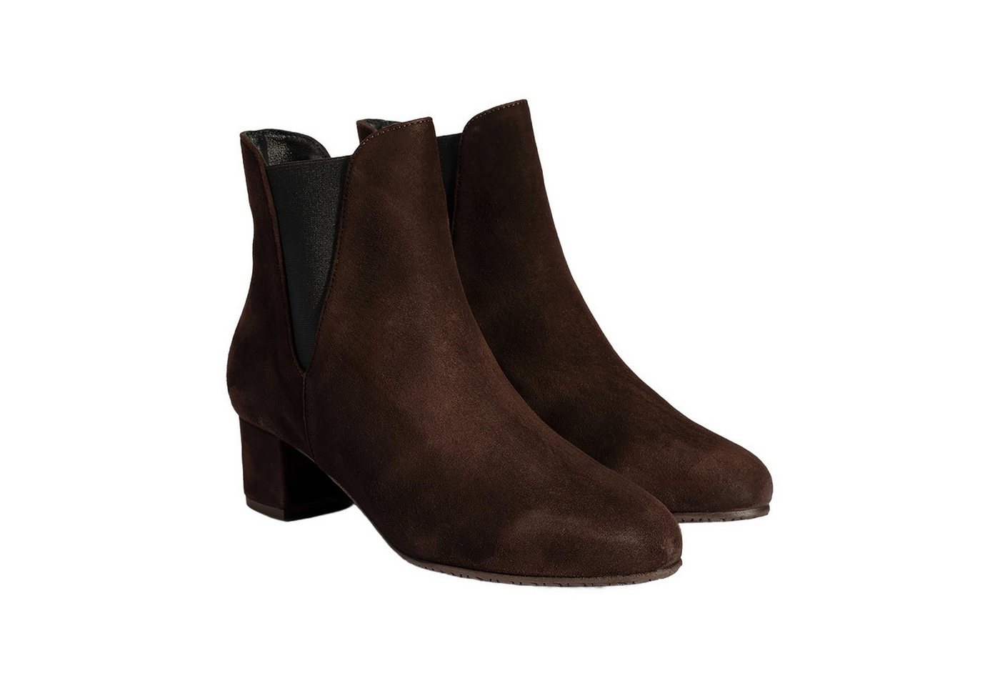 Desa Damen-Ankle-Boots – Obermaterial aus Wildleder, Blockabsatz, elastisc Stiefel von Desa