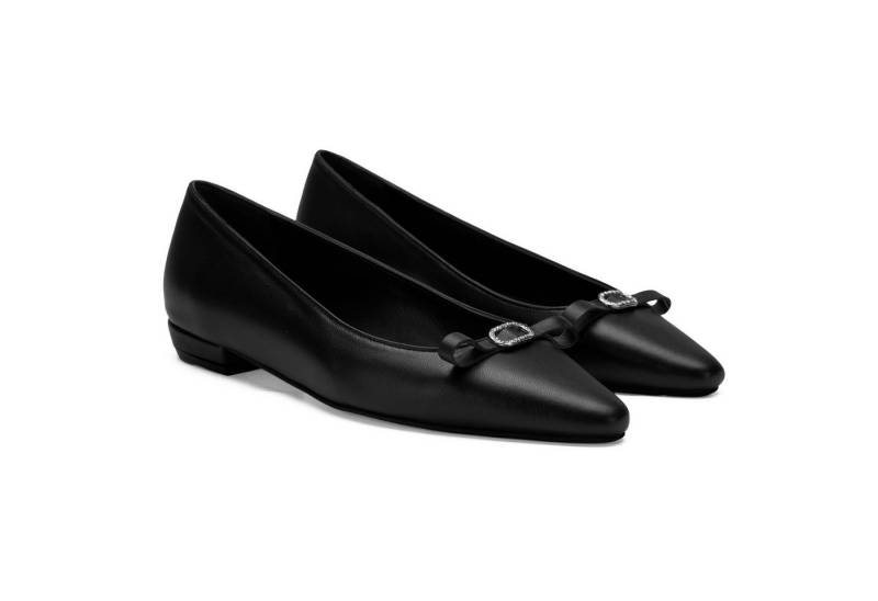 Desa Damen-Ballerinas aus Leder – Flacher Absatz, atmungsaktiv Ballerina von Desa