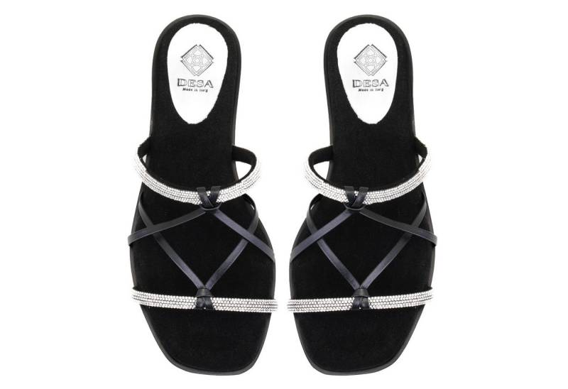 Desa Desa Damen-Hausschuhe aus Polyurethan – Synthetiksohle, flacher Absatz Loafer von Desa