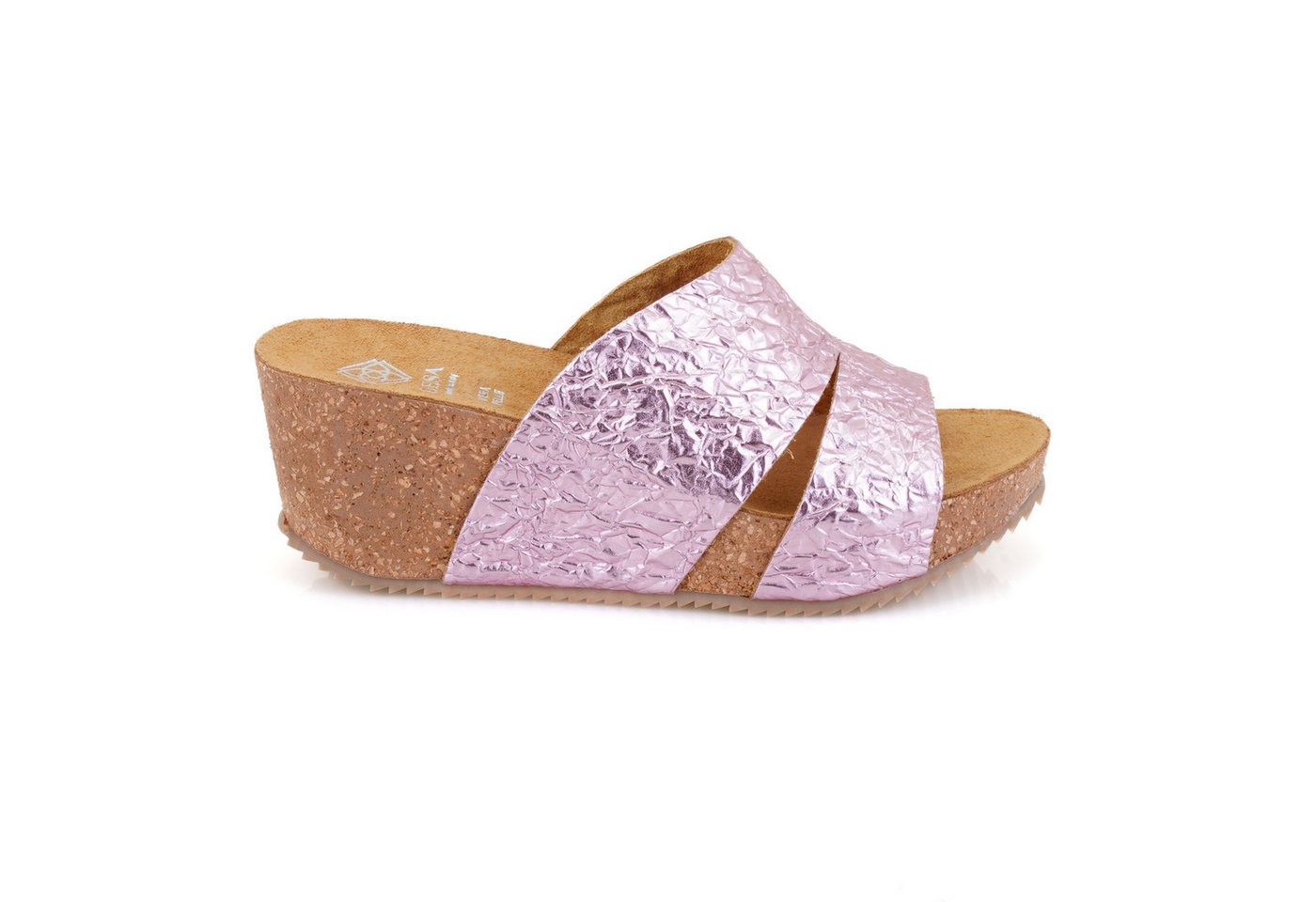 Desa Damen-Lederpantoffeln – Synthetiksohle, flacher Absatz, atmungsaktiv Loafer von Desa