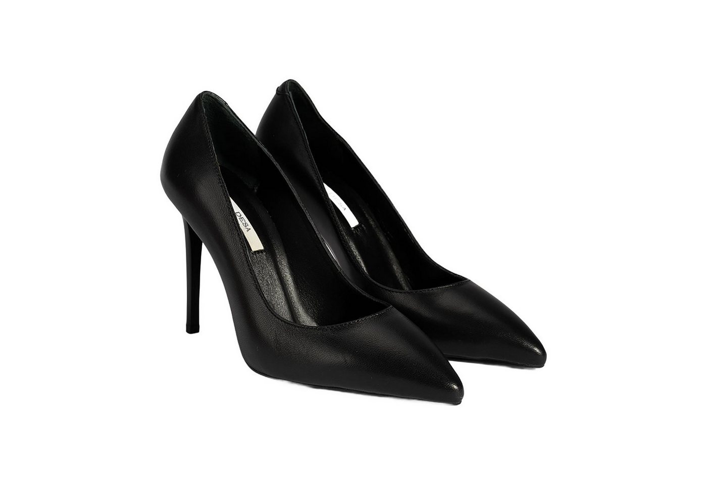 Desa Damen-Lederpumps – Stiletto, 9 cm Absatz, atmungsaktiv, zum Hineinsch Pumps von Desa