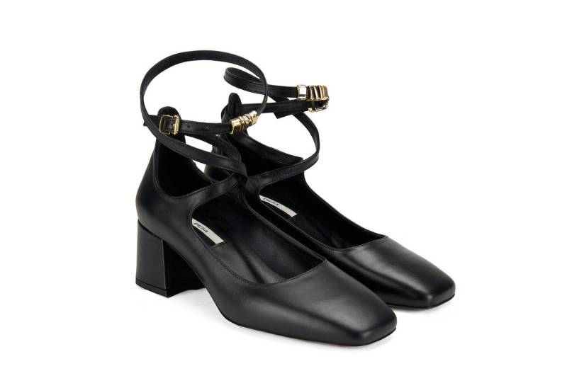 Desa Damen-Lederpumps im klassischen Stil – 5,5 cm Blockabsatz, zum Hinein Pumps von Desa