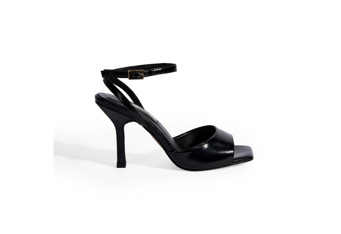 Desa Damen-Ledersandalen – Stilettoabsatz, Tunit-Sohle, Schnallenverschlus Slipper von Desa