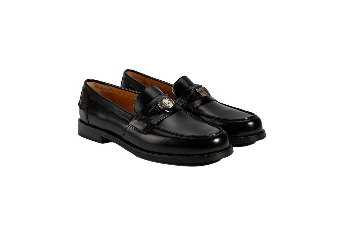 Desa Damen-Lederslipper – Obermaterial aus Veloursleder, abriebfeste Sohle Loafer von Desa