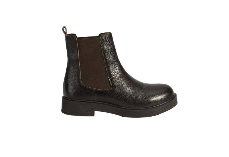 Desa Damen-Lederstiefel – Elastische Schnürsenkel, flacher Absatz, atmungs Stiefel von Desa