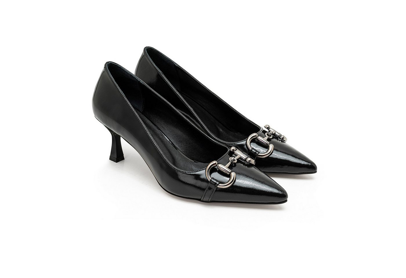 Desa Damen-Pumps aus Kunstleder im klassischen Stiletto-Stiletto-Look, Kun Pumps von Desa