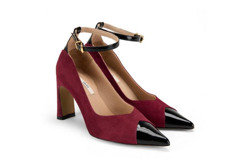 Desa Damen-Pumps aus Wildleder im klassischen Stil – Kegelabsatz, atmungsa Pumps von Desa