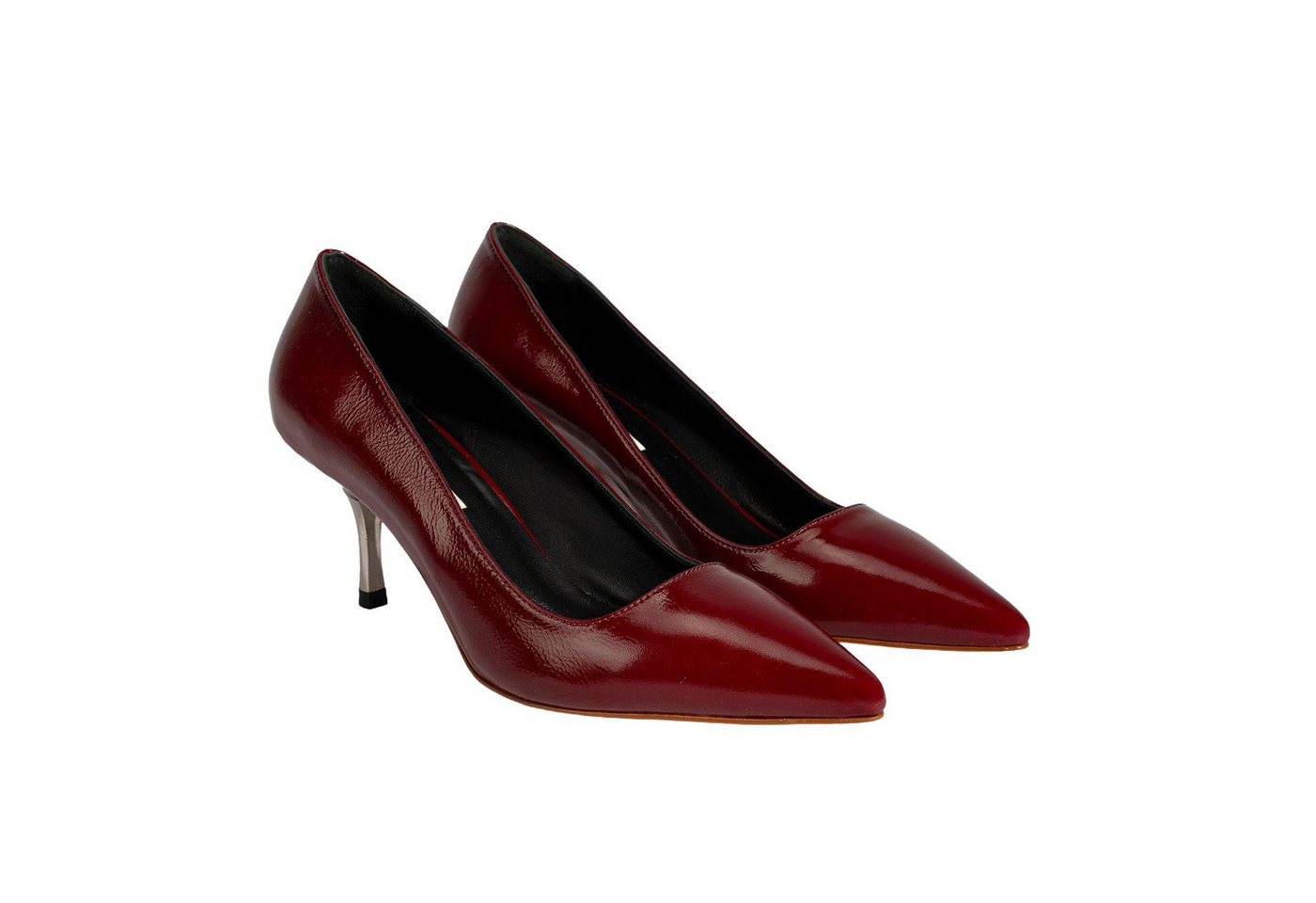 Desa Damen-Pumps im klassischen Stiletto-Look – Lackleder, zum Hineinschlü Pumps von Desa