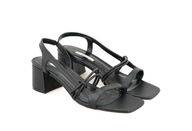 Desa Desa Damen-Sandalen aus Kunstleder mit Blockabsatz, atmungsaktiv Slipper von Desa