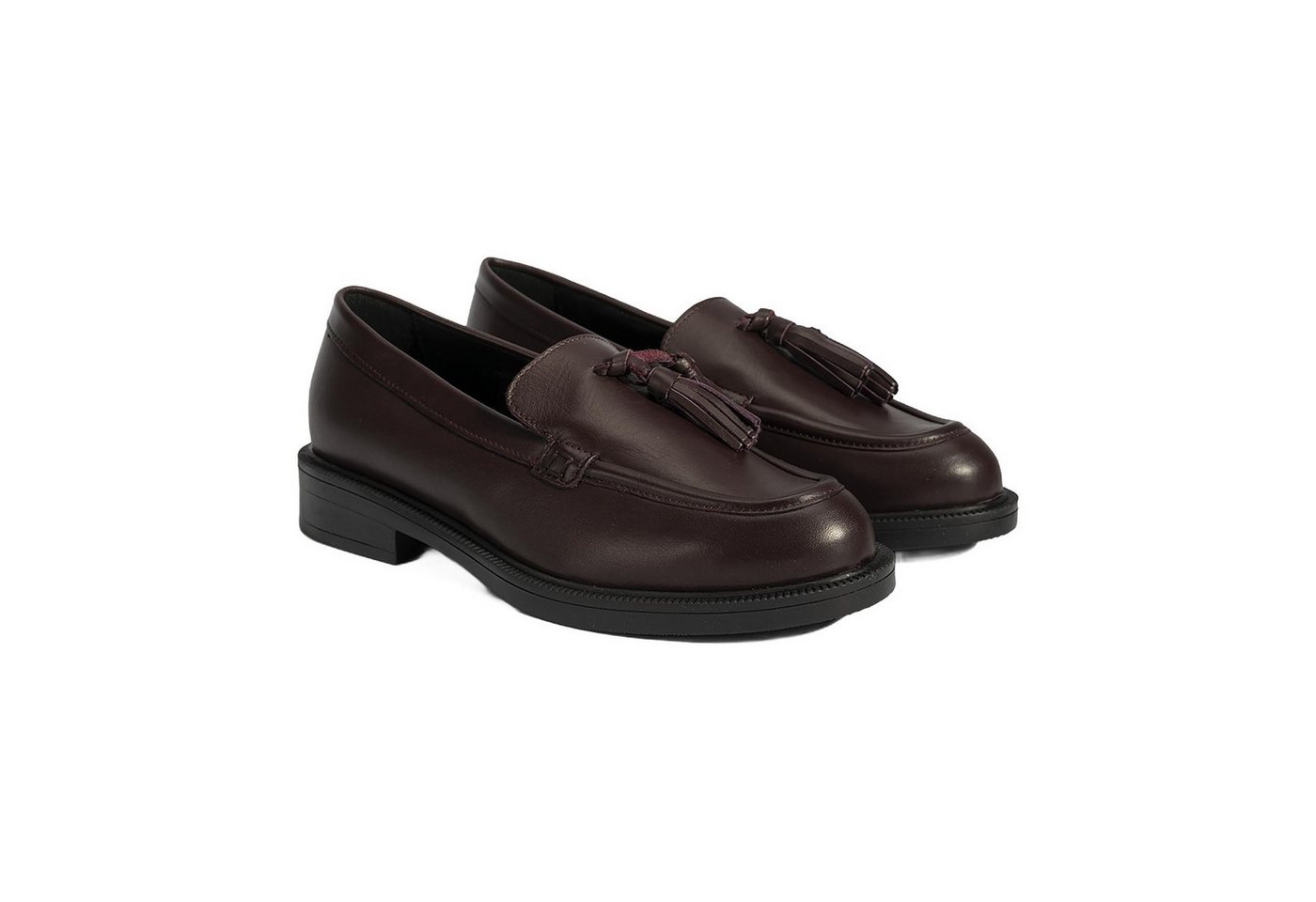 Desa Damen-Slipper – Obermaterial aus Echtleder, Futter aus Kunstleder, at Loafer von Desa