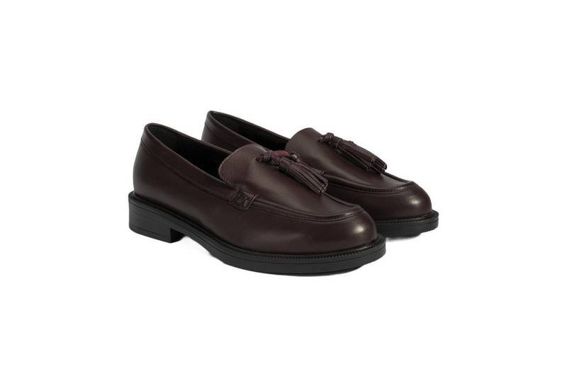 Desa Damen-Slipper – Obermaterial aus Echtleder, Futter aus Kunstleder, at Loafer von Desa