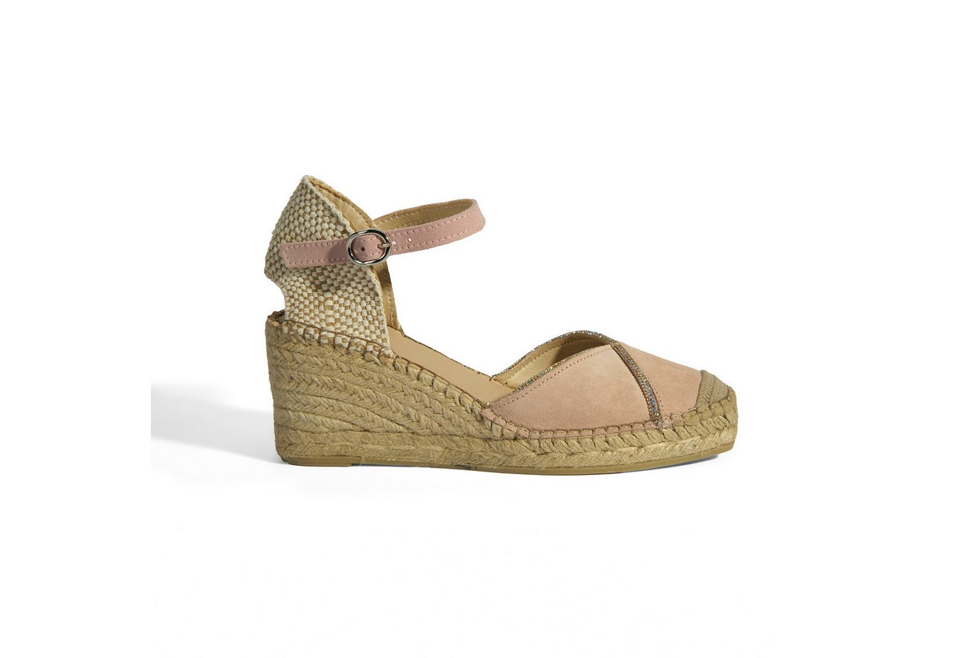Desa Damen-Slipper – Obermaterial aus Wildleder, Lederfutter, Keilabsatz, Loafer von Desa