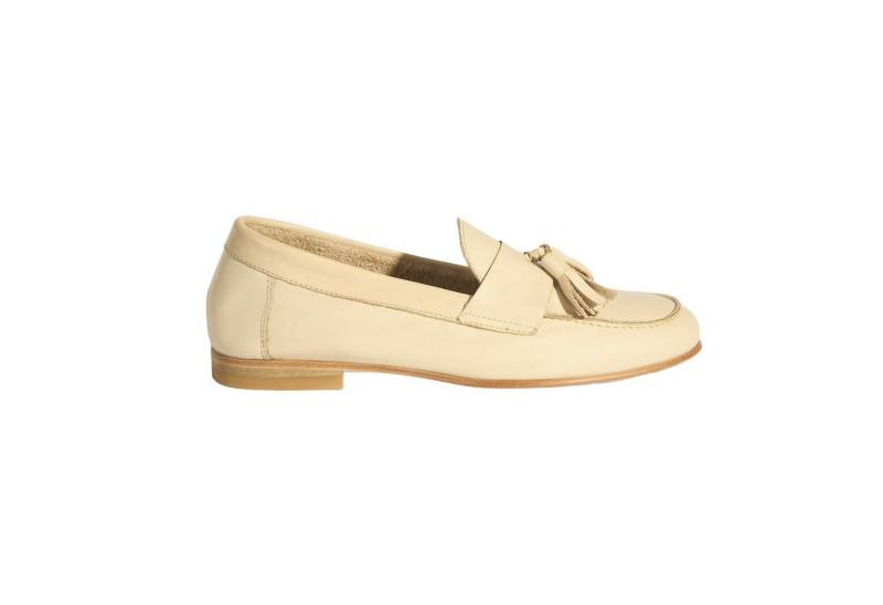 Desa Damen-Slipper – Obermaterial und Futter aus Leder, Sohle aus Echtlede Loafer von Desa