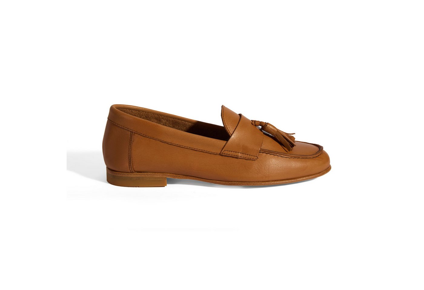 Desa Damen-Slipper – Obermaterial und Futter aus Leder, Sohle aus Echtlede Loafer von Desa