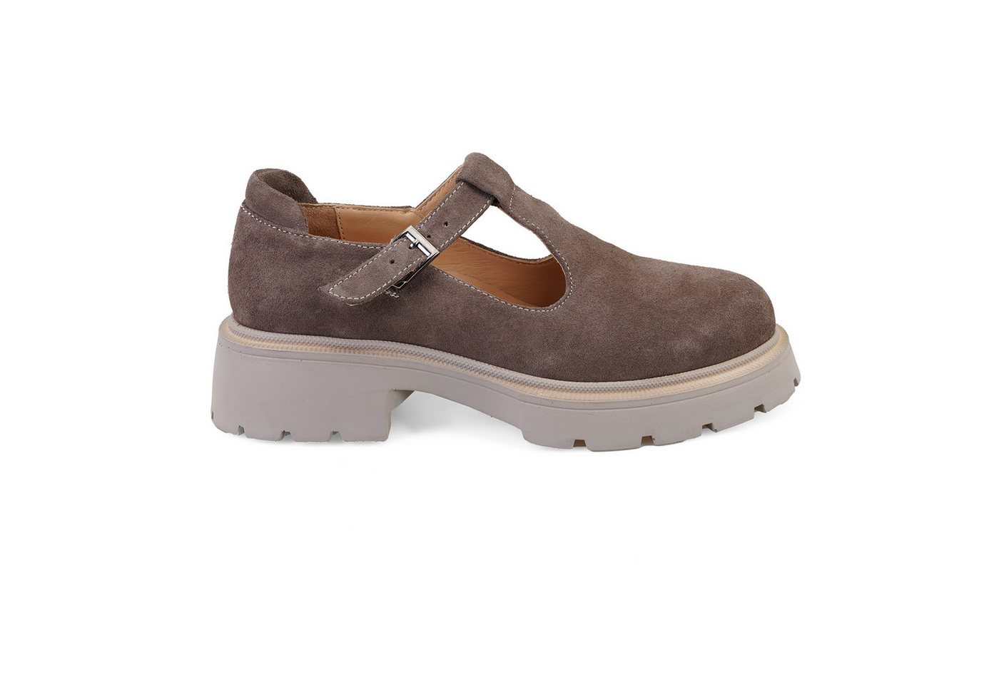 Desa Damen-Slipper aus Wildleder – Flacher Absatz, atmungsaktiv Loafer von Desa