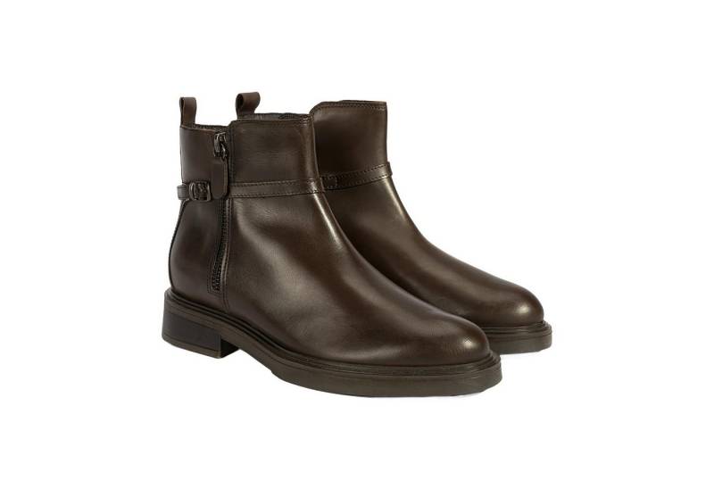 Desa Damen-Stiletto-Stiefel – Obermaterial Leder, Textilfutter, Reißversch Stiefel von Desa