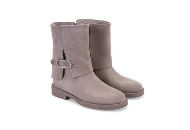 Desa Damen-Wildlederstiefel – Flacher Absatz, nicht atmungsaktiv Stiefel von Desa