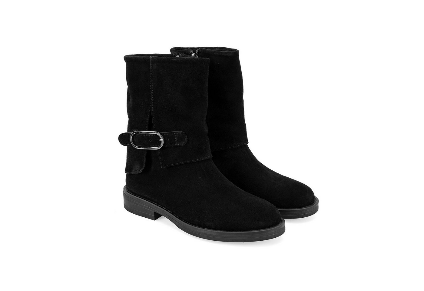 Desa Damen-Wildlederstiefel – Flacher Absatz, nicht atmungsaktiv Stiefel von Desa