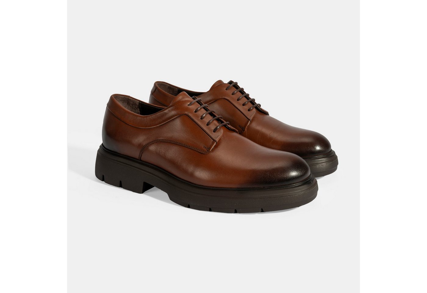 Desa Herren-Freizeitschuhe mit Schnürung – Lederfutter, leicht an- und aus Loafer von Desa