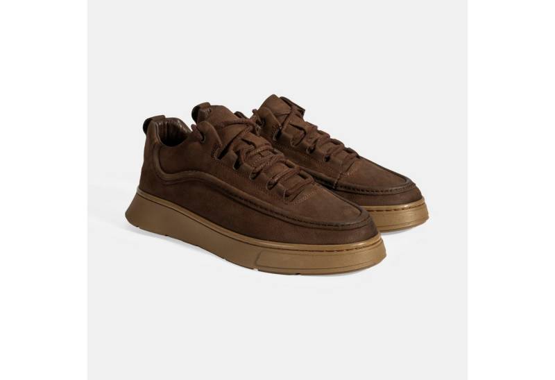 Desa Herren-Freizeitschuhe mit Schnürung – Obermaterial aus Leder, Schnüru Loafer von Desa