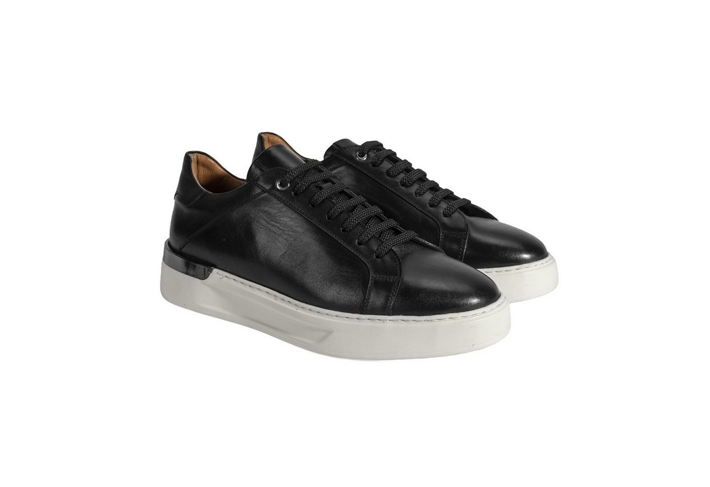 Desa Herren-Freizeitschuhe mit Schnürung – Obermaterial aus Leder, runde Z Loafer von Desa