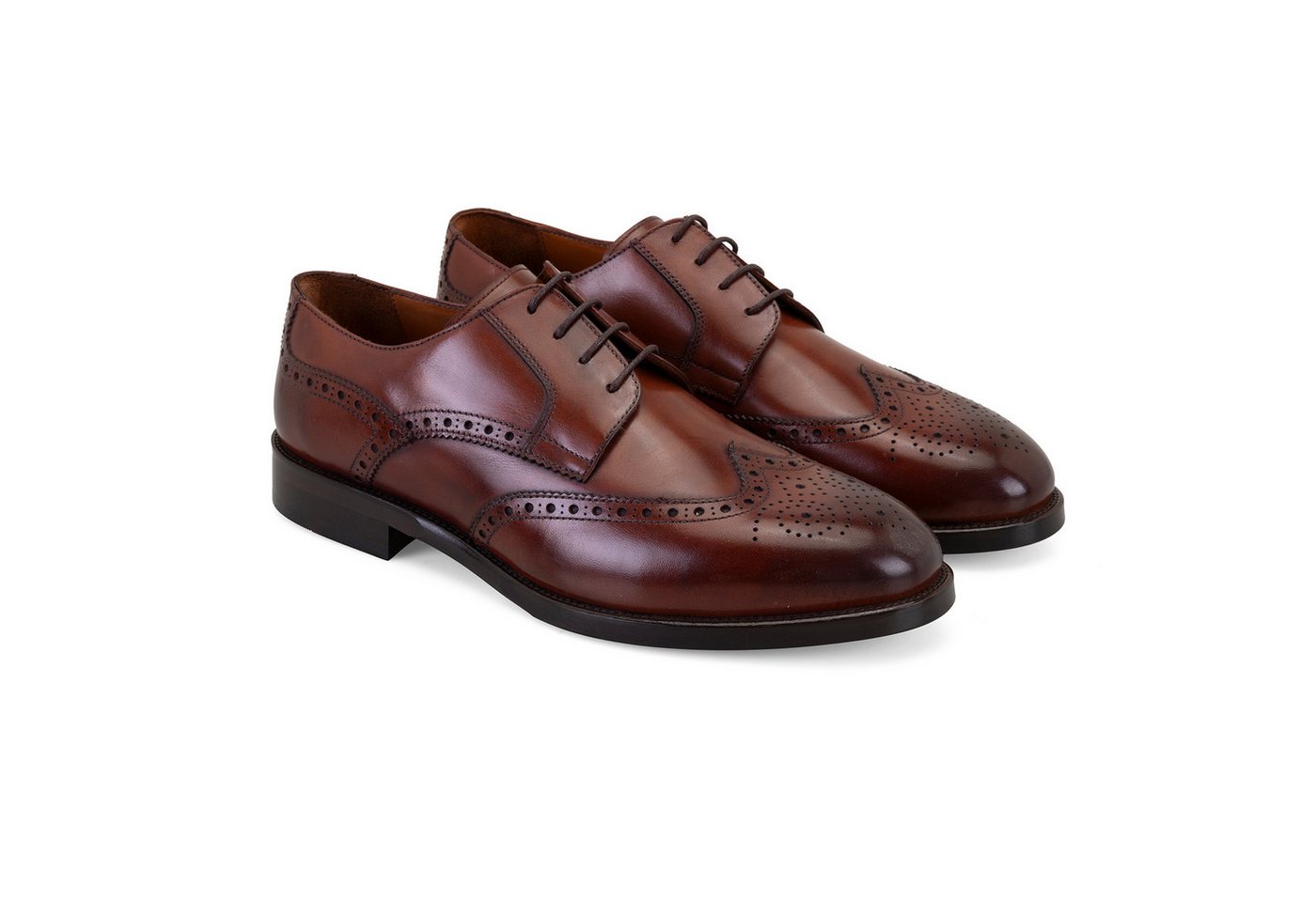 Desa Herren-Lederslipper – Flacher Absatz, atmungsaktiv Loafer von Desa