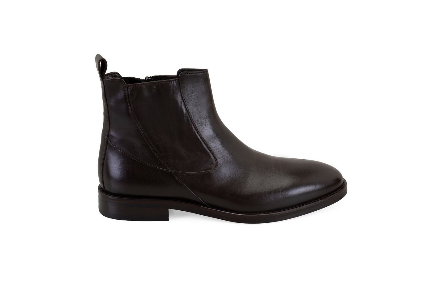 Desa Herren-Lederstiefel zum Hineinschlüpfen – Flacher Absatz, atmungsakti Loafer von Desa