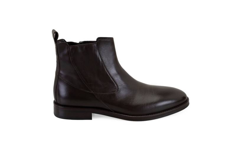 Desa Herren-Lederstiefel zum Hineinschlüpfen – Flacher Absatz, atmungsakti Loafer von Desa